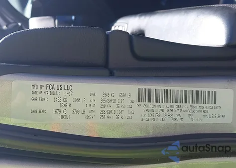 2018 Jeep Grand Cherokee Limited 4X4 from USA, damaged, VIN 1C4RJFBG1JC243821